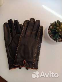 Перчатки кожаные новые