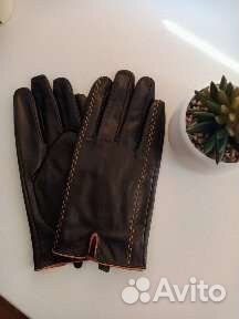 Перчатки кожаные новые