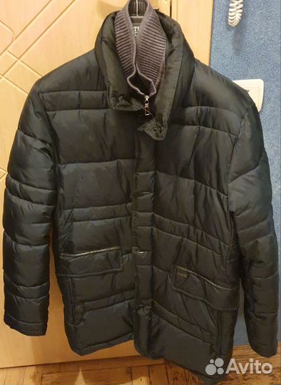Пуховик мужской длинный