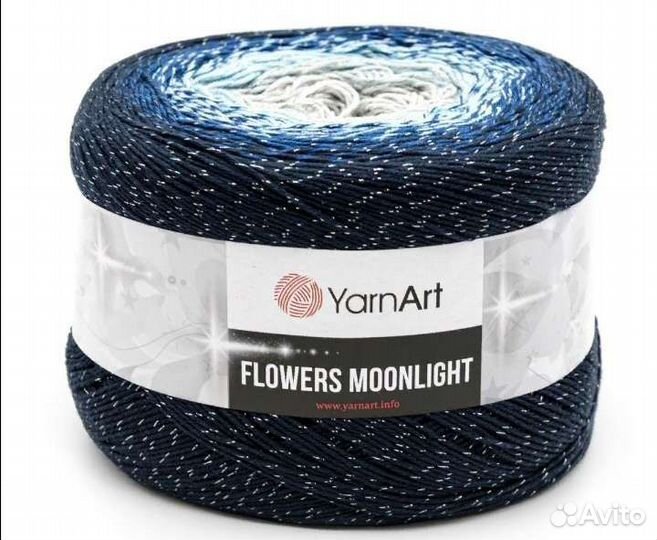 Пряжа для вязания хлопок с акрилом