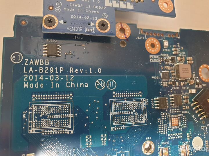 Материнская плата Lenovo B50-45 LA-B291P неисправ