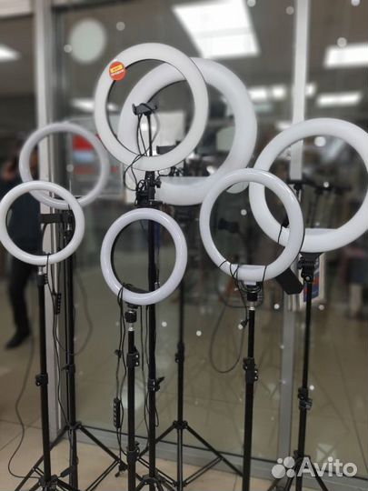 Световое кольцо со штативом Ring Fill Light (диаме