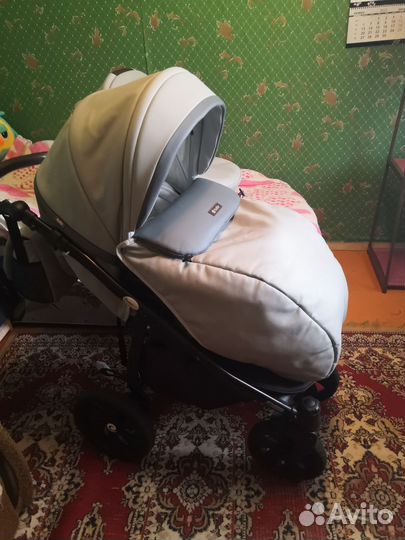 Коляска tutis nanni 2 в 1 эко кожа