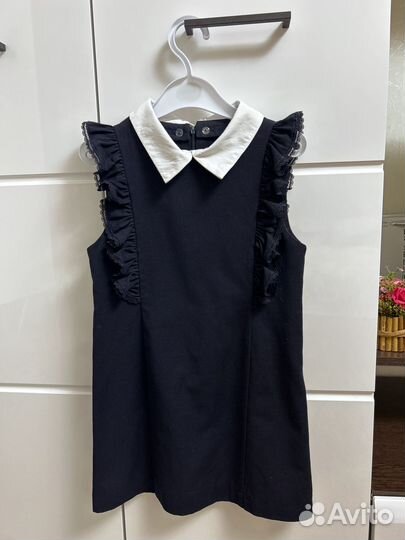 Сарафан школьный 116-122 синий