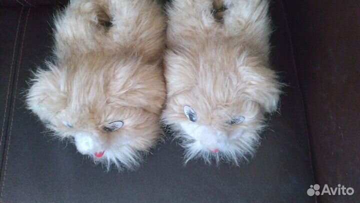 Домашние тапочки меховые 36