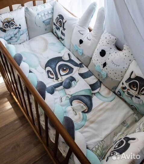 Бортики, кокон, конверт Простынь на заказ