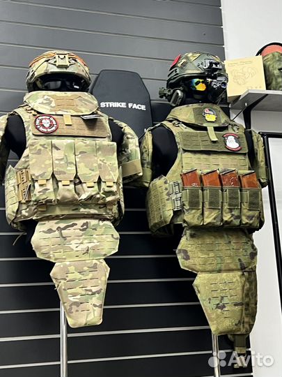 Штурмовой бронежилет в сборе