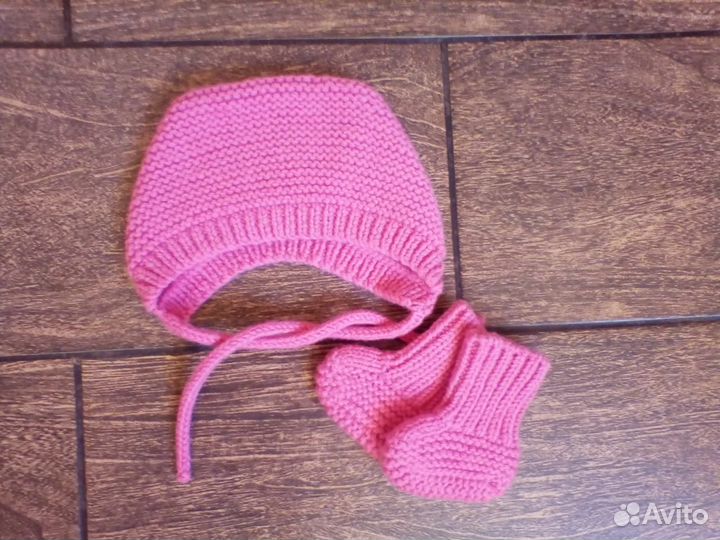 Шапочки ручной вязки в наличии и под заказ