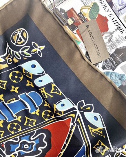 Платок шарф шаль Louis Vuitton пашмина