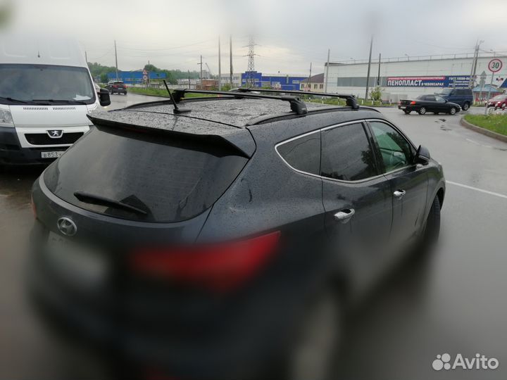 Багажник Turtle на интегрированные рейлинги черный