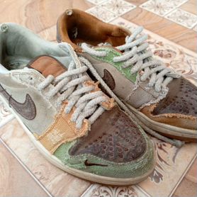 Кроссовки nike air jordan 1 low voodoo