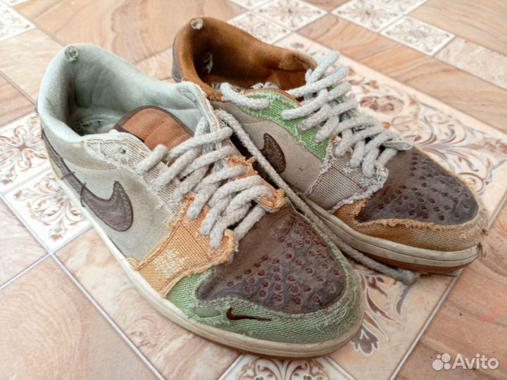 Кроссовки nike air jordan 1 low voodoo