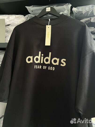 Футболка Adidas & Fear Of God (Оверсайз тренд)