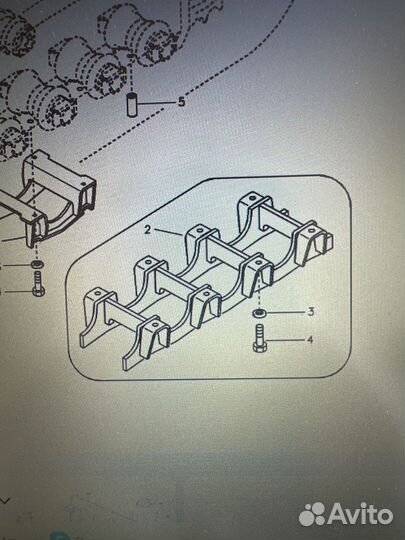 Болт башмачный VOE6763063