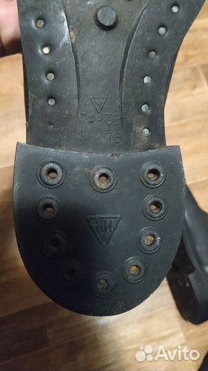 Сапоги кирзовые 38 ранняя подошва пупыри