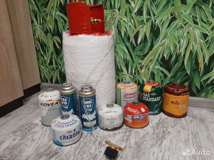 Заправка туристических газовых баллонов