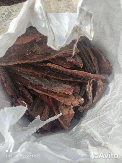 Кора сосны мульча