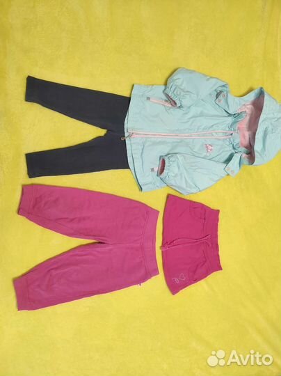 Летние вещи на девочку 86