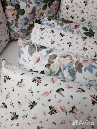 Бортики подушки в детскую кроватку