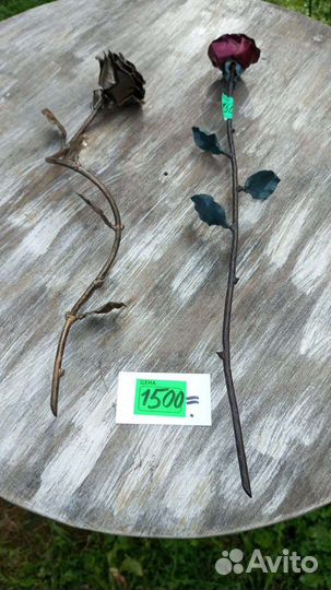 Роза из металла