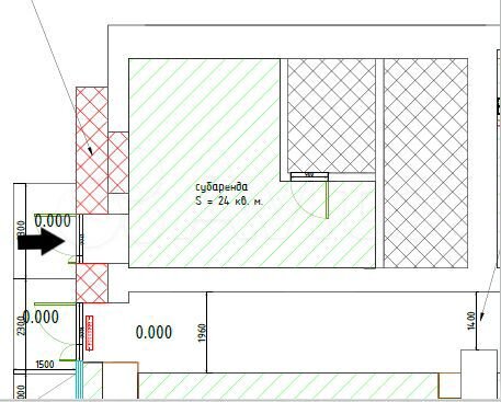 Свободного назначения, 24 м²