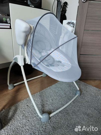 Электрокачели. Детский шезлонг для новорожденых