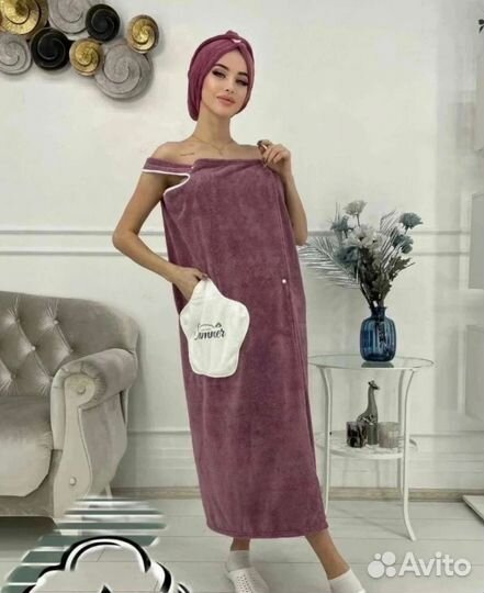 Женский банный комплект