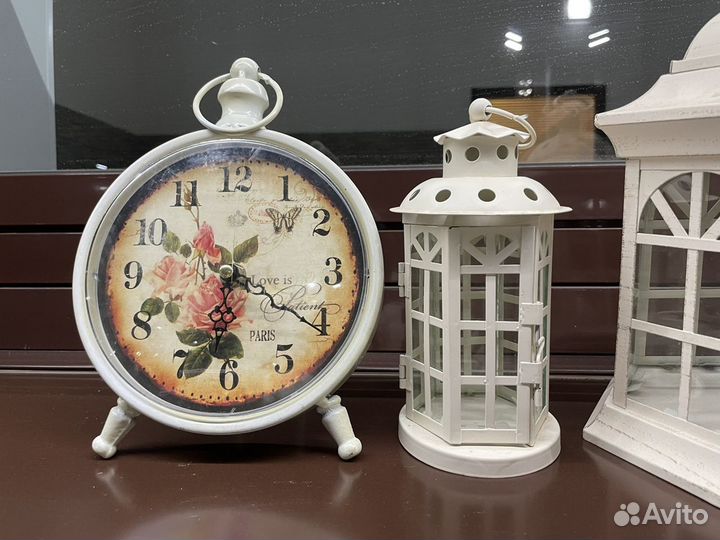 Декор для дома, клетка, будильник