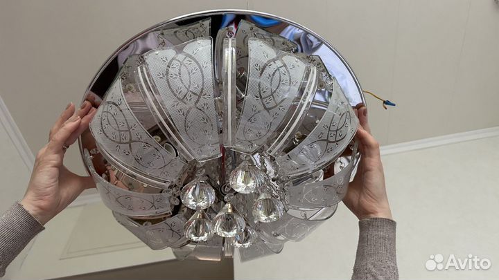 Комплект люстра и 2 бра