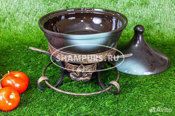 Марокканский тажин Ночная луна на подставке Кебаб