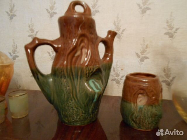 Графин и кувшин, кружка, бокал