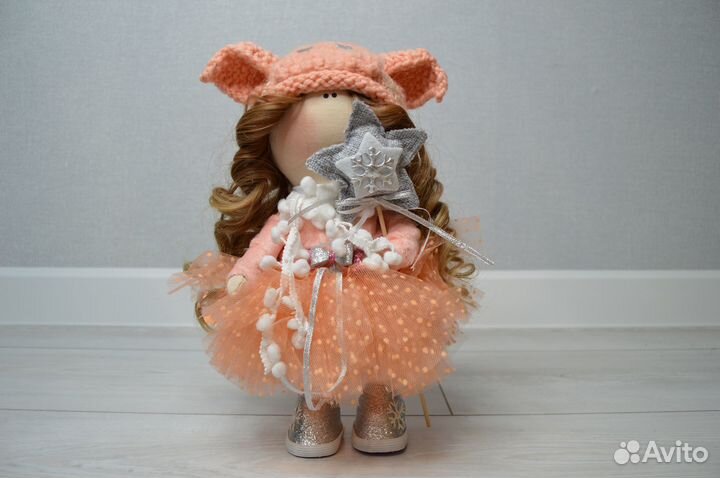 Интерьерная кукла тильда 