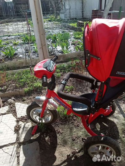 Детский велосипед с ручкой бу