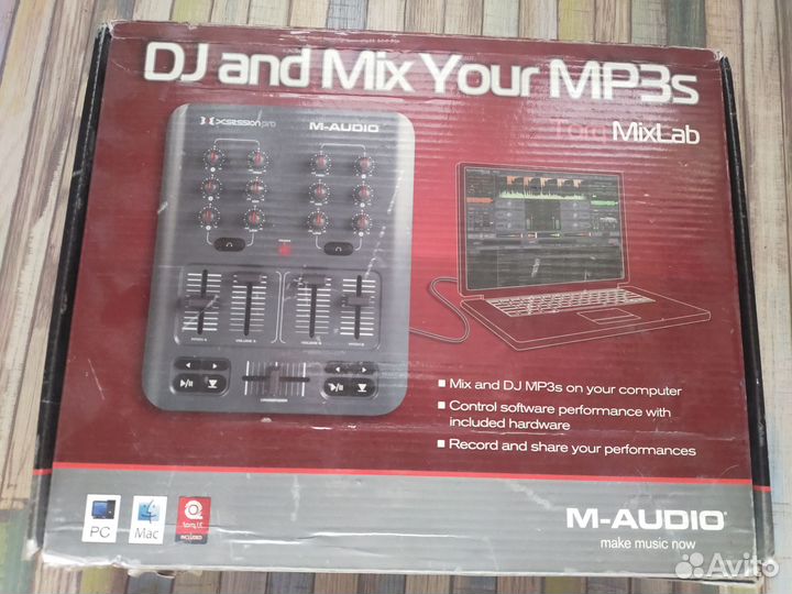 Dj контролер m-audio x-session pro