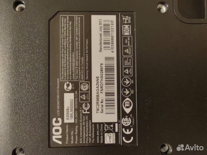Монитор для компьютера
