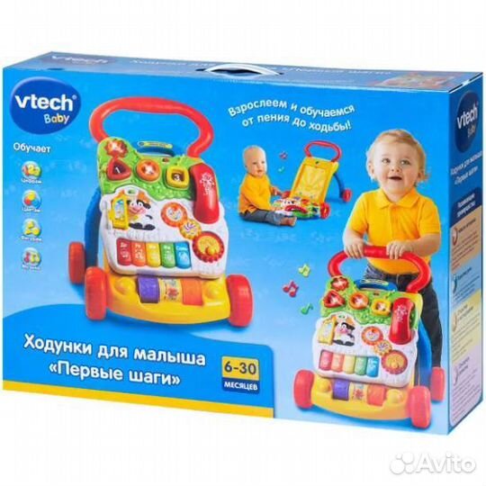 Каталка-ходунок VTech обуч. центр «Первые шаги»