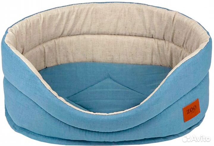 740553 лежанка «Эколен» №5 58*43*18 см голубой