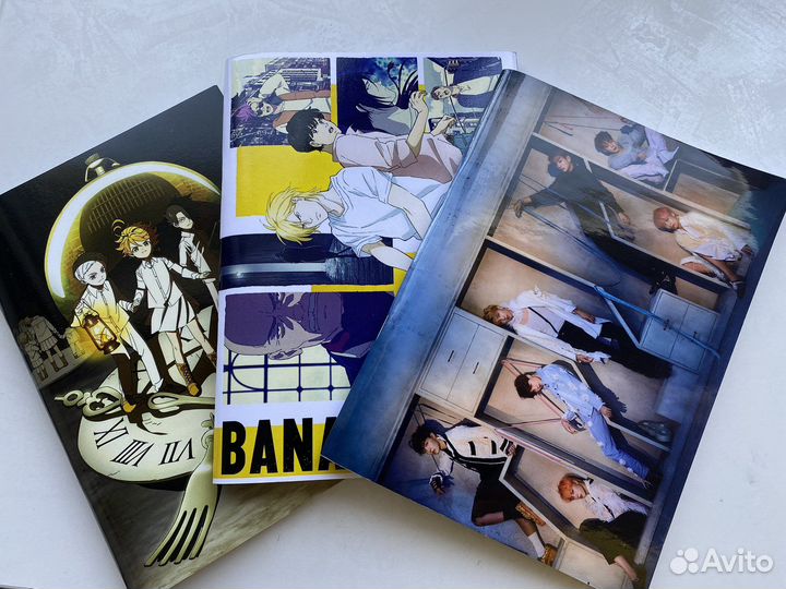 Тетради 48 листов bts/аниме