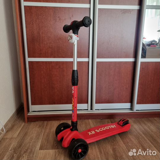 Самокат детский трёхколёсный scooter