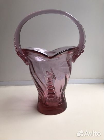 Ваза конфетница стеклянная