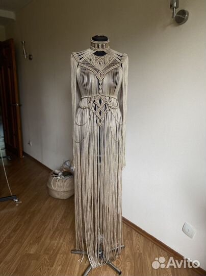 Макраме платье бохо