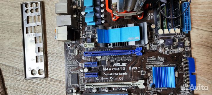 Связка (мат плата, проц+кул, оп. память)