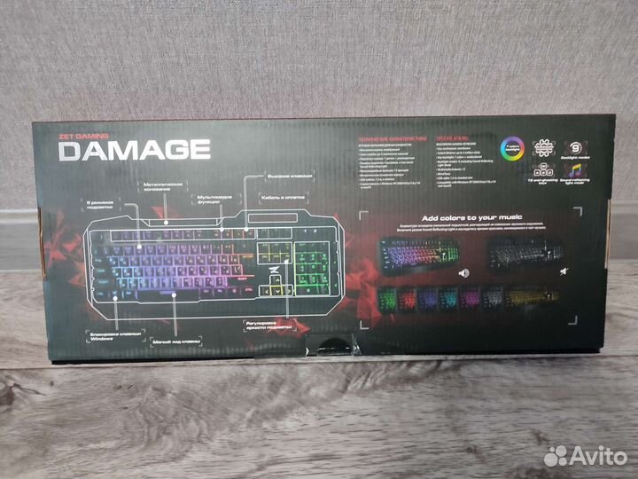 Клавиатура zet gaming 