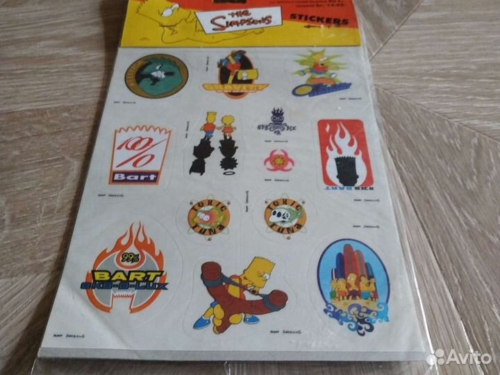 Наклейки Симпсоны