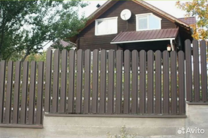 Металлический штакетник от производителя