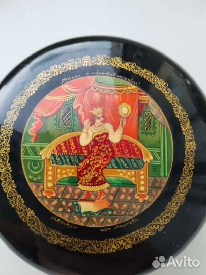 Лаковая шкатулка Мстера сказка о мёртвой царевне