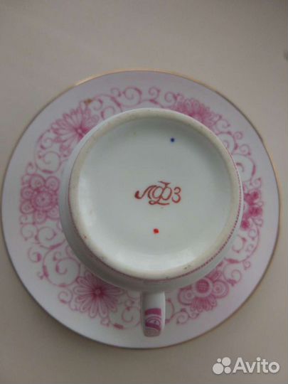 Кофейная пара костяной фарфор