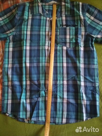 Рубашки с коротким рукавом на 12-14 лет