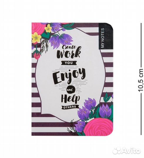 Блокнот микро Моя цветущая жизнь (твердая обложка) A2115490