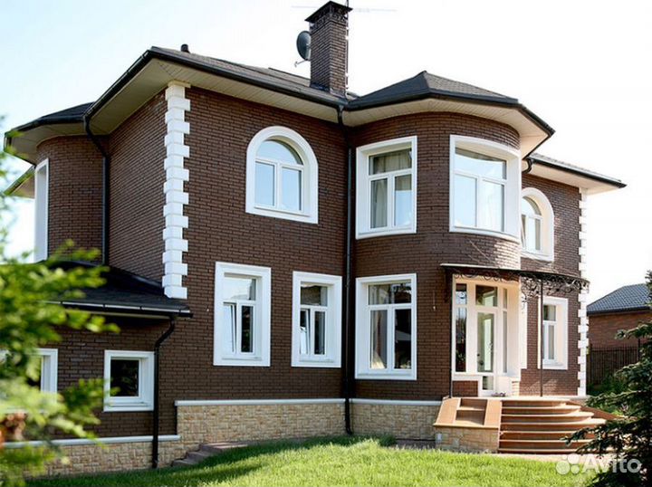 Пластиковые окна и двери в коттедж